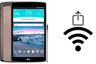 Générer un QR code avec la clé Wifi sur un LG G Pad II 8.3 LTE