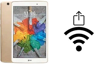 Générer un QR code avec la clé Wifi sur un LG G Pad X 8.0