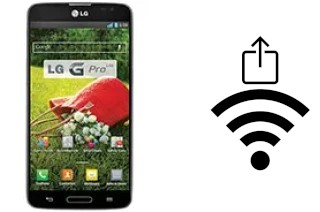 Générer un QR code avec la clé Wifi sur un LG G Pro Lite