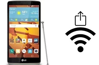 Générer un QR code avec la clé Wifi sur un LG G Stylo