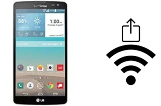 Générer un QR code avec la clé Wifi sur un LG G Vista (CDMA)