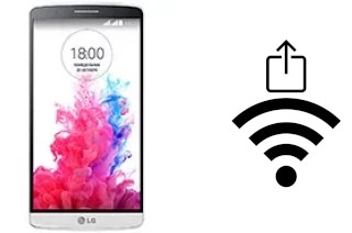 Générer un QR code avec la clé Wifi sur un LG G3 Dual-LTE