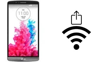 Générer un QR code avec la clé Wifi sur un LG G3 Screen