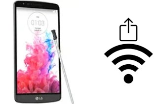 Générer un QR code avec la clé Wifi sur un LG G3 Stylus