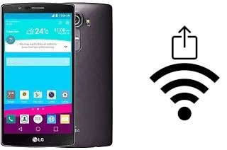 Générer un QR code avec la clé Wifi sur un LG G4 Dual