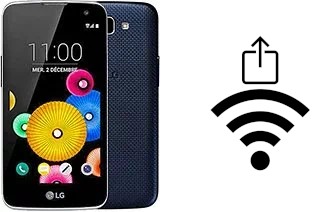 Générer un QR code avec la clé Wifi sur un LG K4