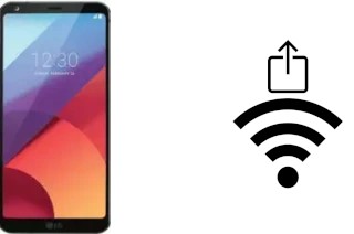 Générer un QR code avec la clé Wifi sur un LG G6+