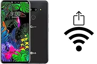 Générer un QR code avec la clé Wifi sur un LG G8 ThinQ