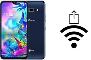 Générer un QR code avec la clé Wifi sur un LG G8X ThinQ