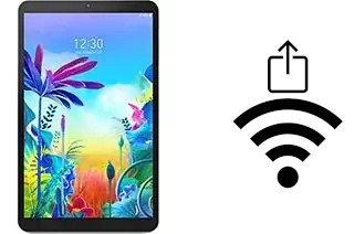 Générer un QR code avec la clé Wifi sur un LG G Pad 5 10.1