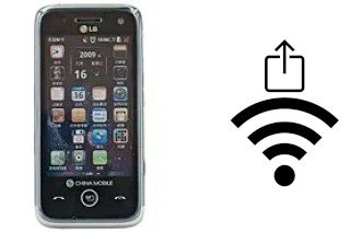 Générer un QR code avec la clé Wifi sur un LG GW880