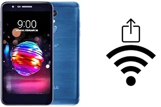 Générer un QR code avec la clé Wifi sur un LG K10 (2018)