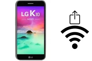 Générer un QR code avec la clé Wifi sur un LG K10 Novo