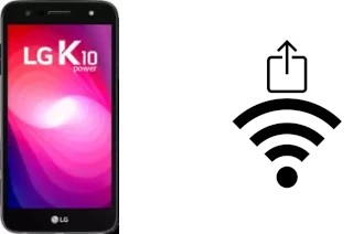 Générer un QR code avec la clé Wifi sur un LG K10 Power