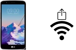 Générer un QR code avec la clé Wifi sur un LG K10 Pro