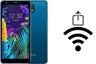 Générer un QR code avec la clé Wifi sur un LG K30 (2019)