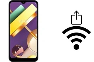 Générer un QR code avec la clé Wifi sur un LG K32