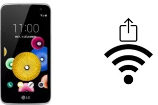 Générer un QR code avec la clé Wifi sur un LG K4 LTE