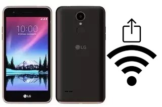 Générer un QR code avec la clé Wifi sur un LG K7 (2017)