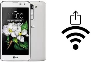 Générer un QR code avec la clé Wifi sur un LG K7