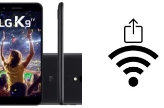 Générer un QR code avec la clé Wifi sur un LG K9 TV