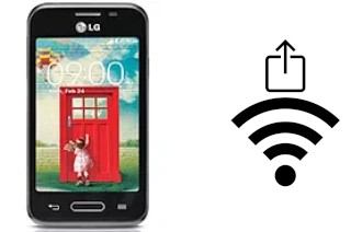 Générer un QR code avec la clé Wifi sur un LG L40 D160