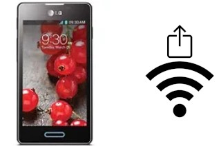 Générer un QR code avec la clé Wifi sur un LG Optimus L5 II E460