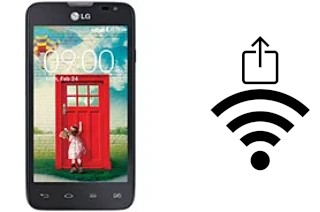 Générer un QR code avec la clé Wifi sur un LG L65 Dual D285