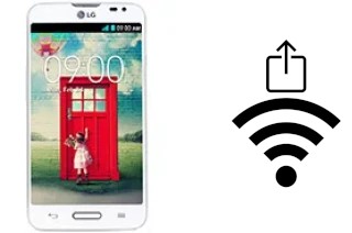 Générer un QR code avec la clé Wifi sur un LG L70 D320N