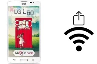 Générer un QR code avec la clé Wifi sur un LG L80