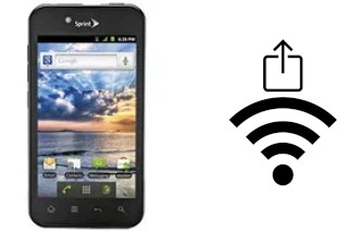 Générer un QR code avec la clé Wifi sur un LG Marquee LS855