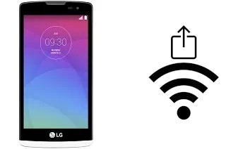 Générer un QR code avec la clé Wifi sur un LG Leon