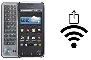 Générer un QR code avec la clé Wifi sur un LG Optimus Q LU2300