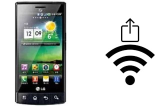 Générer un QR code avec la clé Wifi sur un LG Optimus Mach LU3000