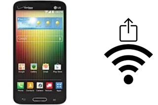 Générer un QR code avec la clé Wifi sur un LG Lucid 3 VS876