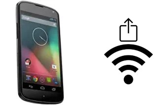 Générer un QR code avec la clé Wifi sur un LG Nexus 4 E960