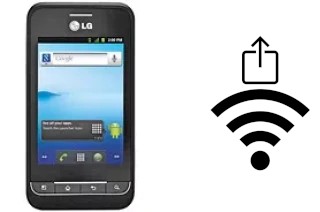 Générer un QR code avec la clé Wifi sur un LG Optimus 2 AS680