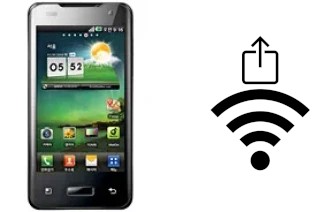 Générer un QR code avec la clé Wifi sur un LG Optimus 2X SU660