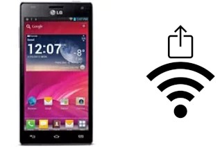 Générer un QR code avec la clé Wifi sur un LG Optimus 4X HD P880