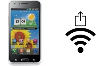 Générer un QR code avec la clé Wifi sur un LG Optimus Big LU6800