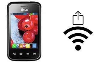 Générer un QR code avec la clé Wifi sur un LG Optimus L1 II Tri E475