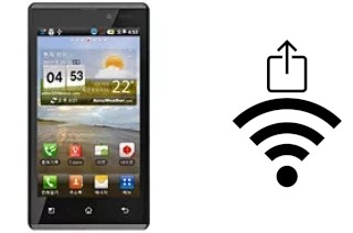 Générer un QR code avec la clé Wifi sur un LG Optimus EX SU880