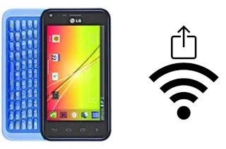 Générer un QR code avec la clé Wifi sur un LG Optimus F3Q