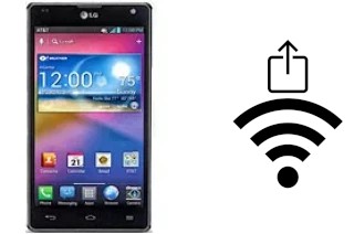 Générer un QR code avec la clé Wifi sur un LG Optimus G E970