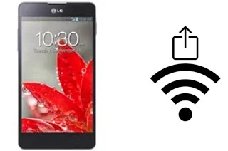 Générer un QR code avec la clé Wifi sur un LG Optimus G E975