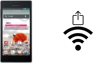 Générer un QR code avec la clé Wifi sur un LG Optimus G