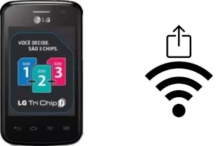 Générer un QR code avec la clé Wifi sur un LG Optimus L1 II Tri