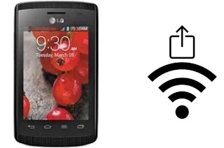 Générer un QR code avec la clé Wifi sur un LG Optimus L1 II E410