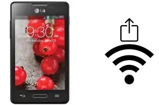 Générer un QR code avec la clé Wifi sur un LG Optimus L4 II E440