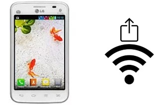 Générer un QR code avec la clé Wifi sur un LG Optimus L4 II Tri E470